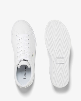 라코스테 레론드 프로 베이스라인 레더 스니커즈