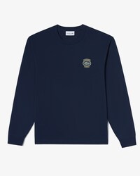 뱃지 매치 긴팔 티셔츠