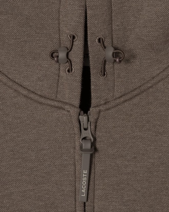 시그니처 테크니컬 피케 후드 집업