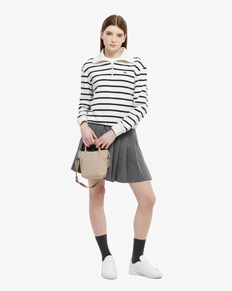 하프집업 스웻셔츠