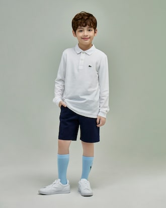 키즈 베이직 긴팔 폴로 셔츠