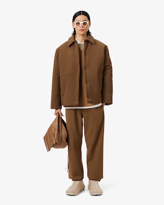 라이트 울 블렌드 오버사이즈 패디드 재킷