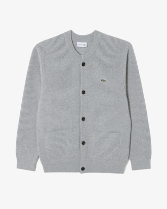 크루넥 방모 가디건