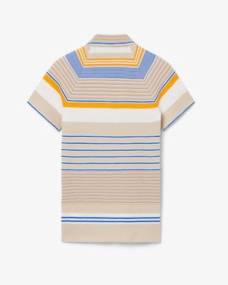 여성 아이코닉 스트라이프 피케 슬림 폴로