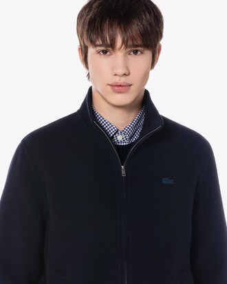 하이넥 울 자켓