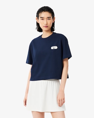 테니스 헤리티지 크롭 티셔츠