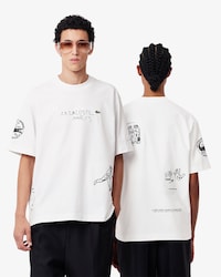 루즈핏 PARIS 그래픽 티셔츠