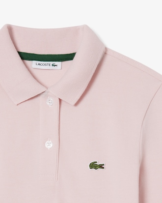 여아 긴팔 폴로 플레어 원피스