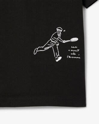 루즈핏 PARIS 그래픽 티셔츠