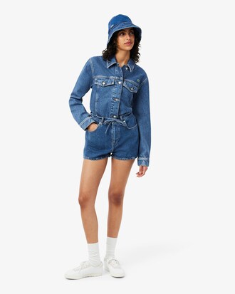 데님 스트링 쇼츠