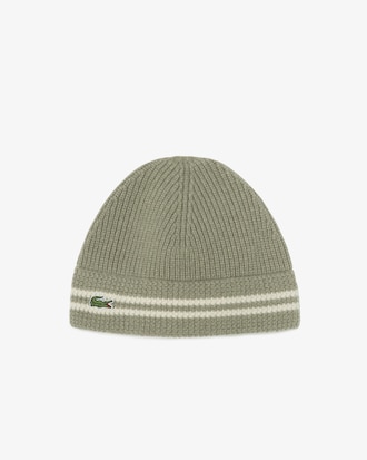 라운드 울 니트 모자