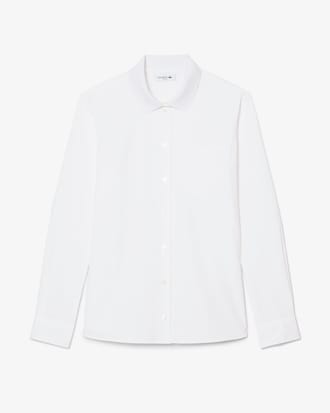 슬림핏 스트래치 포플린 셔츠