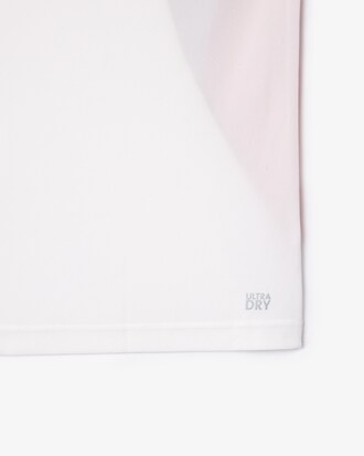 노박 부분 배색 반팔 티셔츠