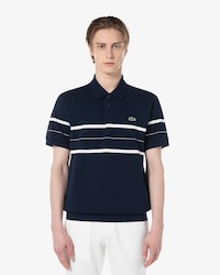 CHEST 스트라이프 오픈카라 폴로