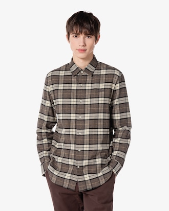 플란넬 빅체크 셔츠