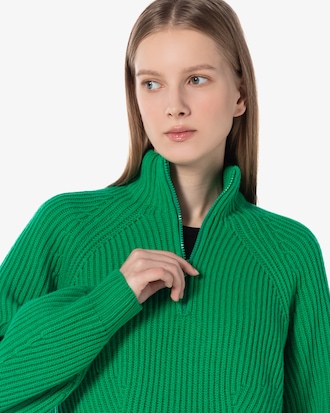 3D 하프짚업 스웨터