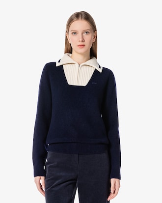 브클 하프집업 스웨터