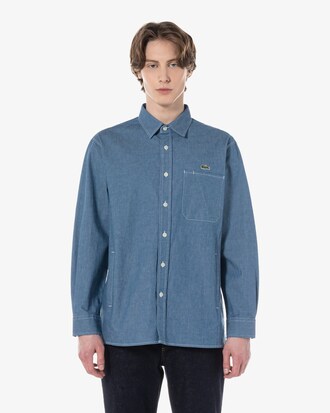 데님 아우터 셔츠