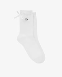 여성 리본 포인트 스카시 삭스