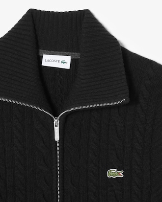 케이블 집업 가디건