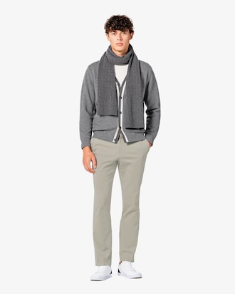 브이넥 방모 가디건