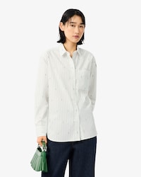 포플린 스트라이프 셔츠