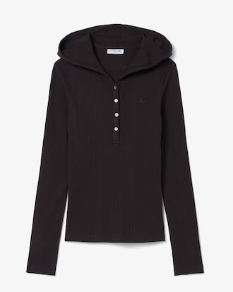 멀티 립 후드 티셔츠