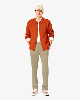 크루넥 방모 가디건