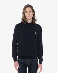 베이직 반집업 풀오버