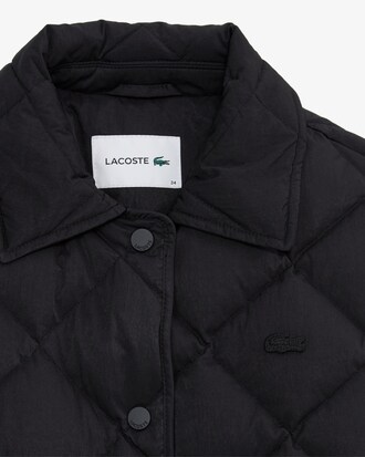 다이아퀼팅 경량 카라 다운