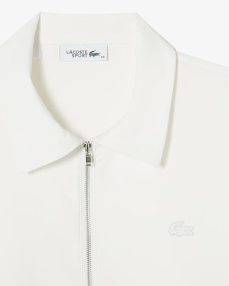 카라 반팔 우븐 드레스