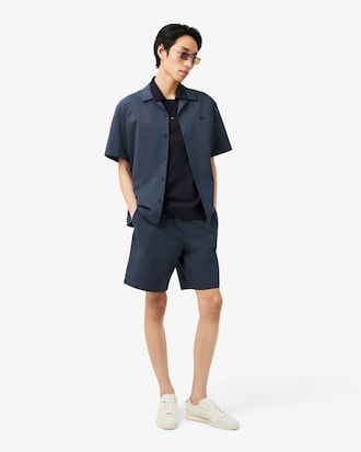 크레이프 반팔 폴로 셔츠