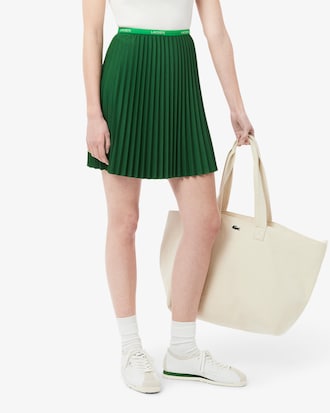 에센셜 숏 플리츠 스커트