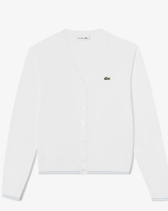 썸머 브이넥 티핑 가디건