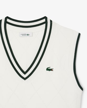 골프 아가일 패턴 스웨터 베스트