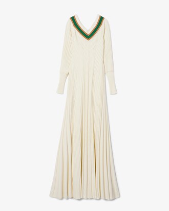 보트넥 스웨터 드레스