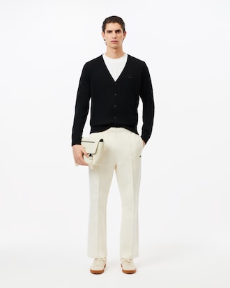 메리노울 V넥 가디건