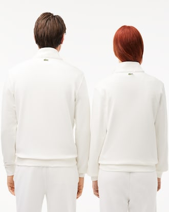 캐주얼 반집업 스웻셔츠