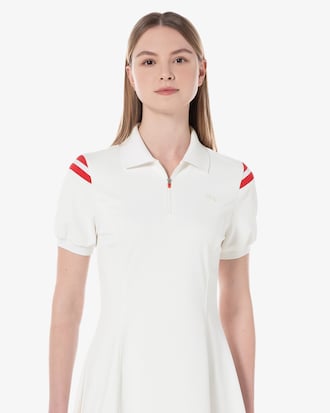 테니스 컬러포인트 저지 드레스