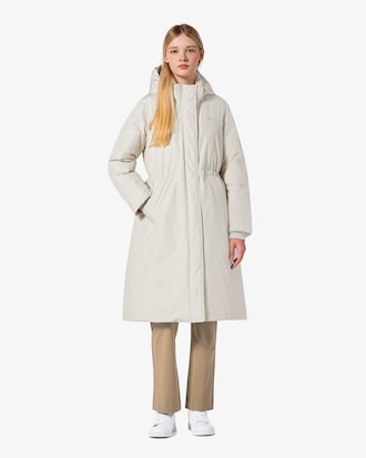 롱 기장 코트형 다운