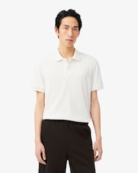 립조직 반팔 폴로 셔츠