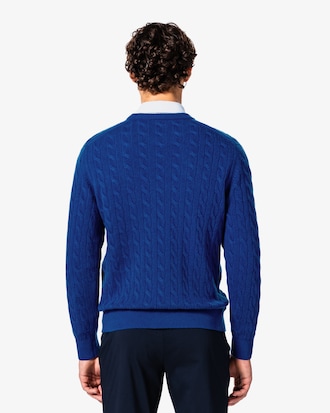 케이블 크루넥 풀오버