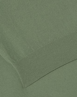 솔리드 반팔 크루넥 스웨터