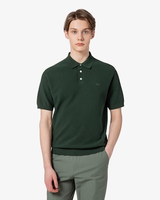 피케 반팔 스웨터 폴로 셔츠