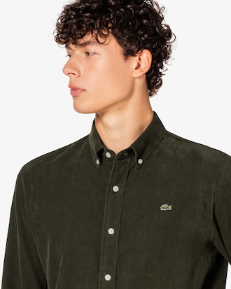 코듀로이 솔리드 셔츠