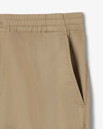 코튼 스트레치 레귤러핏 밴딩 팬츠