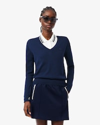 라이트 코튼 브이넥 스웨터