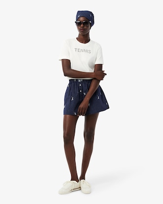 테니스 로고 인터록 티셔츠