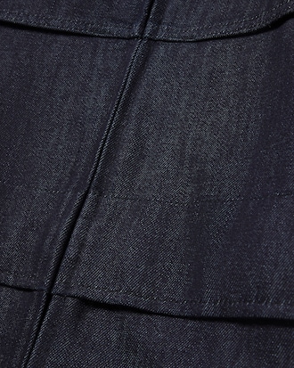 유니섹스 인디고 데님 트랙탑