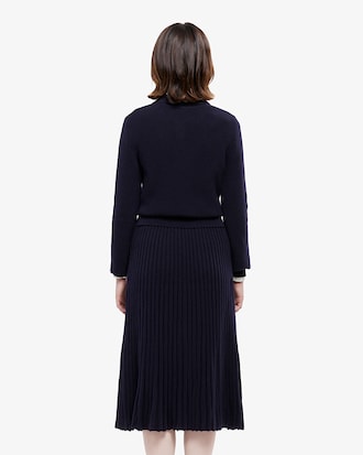 핏앤플레어 스웨터 드레스